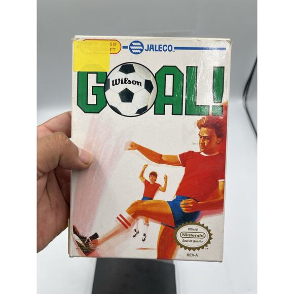 Goal! (Nintendo Nes, 1989) Complete In Box, Cib Authentic Tested Oem Ntsc Copy - Picture 3 of 12